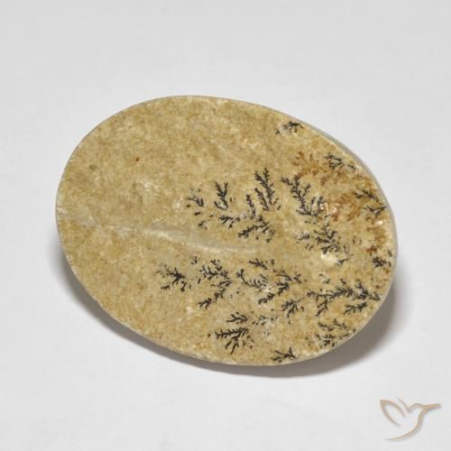 Psilomelano Dendrite Multicolore naturale da 35.98 ct, Ovale, Opaco