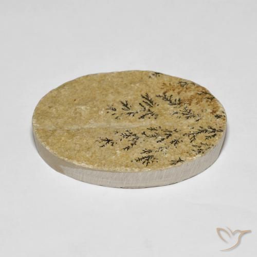 Psilomelano Dendrite Multicolore naturale da 35.98 ct, Ovale, Opaco