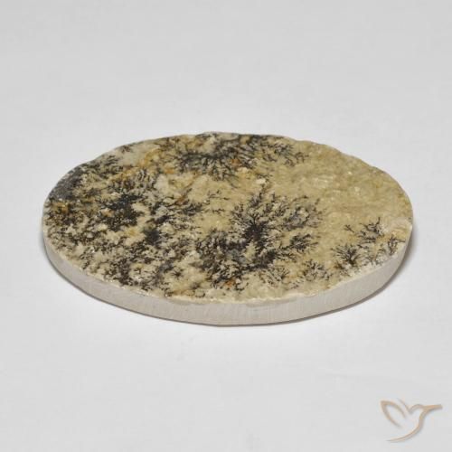 Psilomelano Dendrite Multicolore naturale da 37.32 ct, Ovale, Opaco