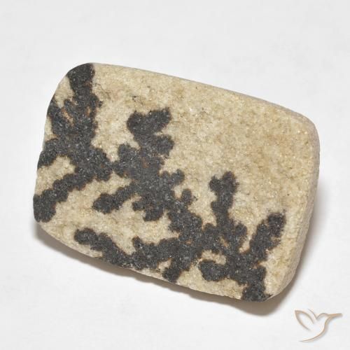Psilomelano Dendrite Multicolore naturale da 18.24 ct, Cuscino, Opaco