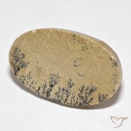 Psilomelano Dendrite Multicolore naturale da 52.94 ct, Ovale, Opaco