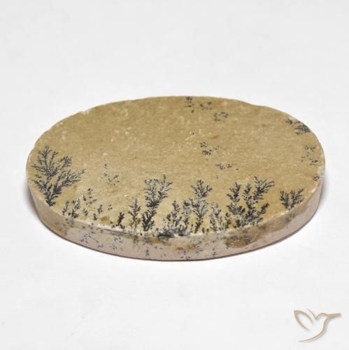 Psilomelano Dendrite Multicolore naturale da 52.94 ct, Ovale, Opaco