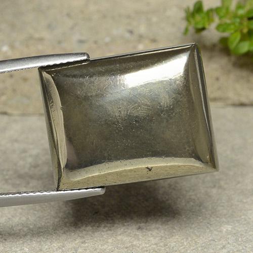 Pirite Oro naturale da 38.25 ct, Taglio a baguette, Opaco