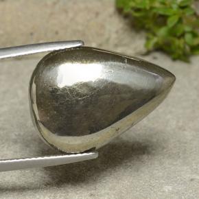 Pirite Oro naturale da 17.61 ct, Forma a pera, Opaco