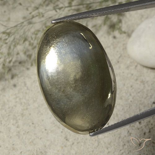 Pirite Oro naturale da 36.23 ct, Ovale, Opaco