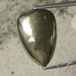 Pirite Oro naturale da 27.13 ct, Forma a pera, Opaco
