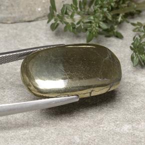 Pirite Dorato naturale da 22.29 ct, Taglio ovale, Opaco