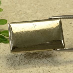 Pirite Oro naturale da 16.04 ct, Taglio a baguette, Opaco