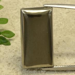 Pirite Oro naturale da 19.66 ct, Taglio a baguette, Opaco