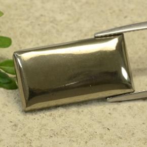 Pirite Oro naturale da 19.66 ct, Taglio a baguette, Opaco