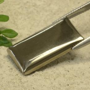 Pirite Oro naturale da 19.66 ct, Taglio a baguette, Opaco