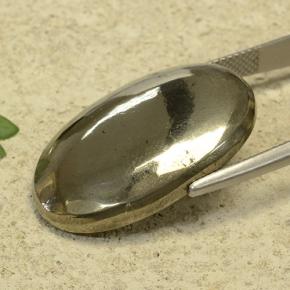 Pirite Oro naturale da 37.46 ct, Taglio ovale, Opaco