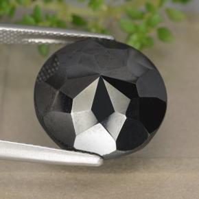 Pirite Grigio scuro metallizzato naturale da 19.12 ct, Taglio rotondo, Opaco