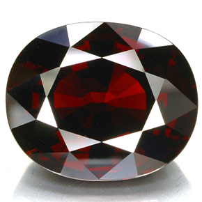 Granato piropo naturale rosso da 32,16 ct, taglio ovale, IF