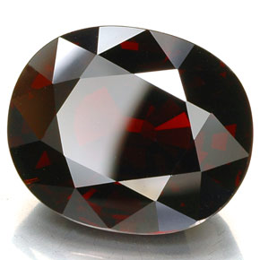Granato piropo naturale rosso da 32,16 ct, taglio ovale, IF