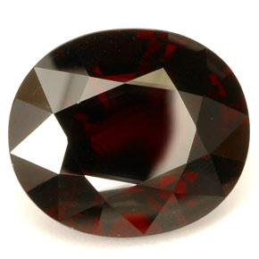 Granato piropo naturale rosso da 46,71 ct, taglio ovale, IF