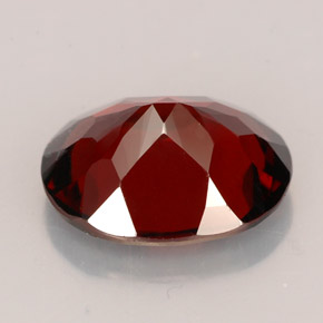 Granato piropo naturale rosso da 5,39 ct, taglio ovale, VS