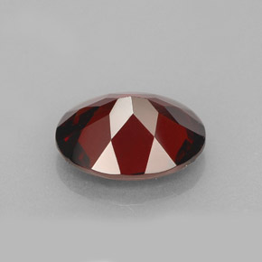 Granato piropo naturale rosso da 2,94 ct, taglio ovale, VVS-VS