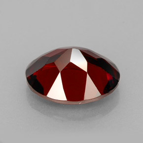 Granato piropo naturale rosso da 3,07 ct, taglio ovale, VVS-VS