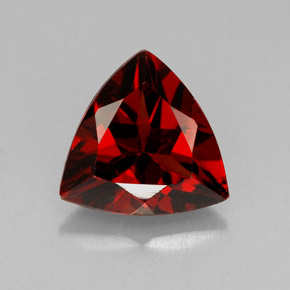 Granato piropo naturale rosso da 1,83 ct, trillion, VS