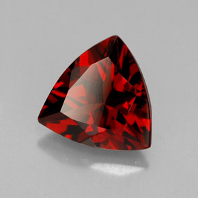 Granato piropo naturale rosso da 1,83 ct, trillion, VS