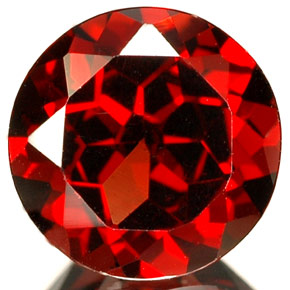 Granato piropo naturale rosso da 2,05 ct, taglio rotondo, VS
