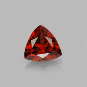 Granato piropo naturale rosso da 1,94 ct, trillion, VS