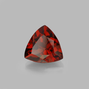 Granato piropo naturale rosso da 1,94 ct, trillion, VS