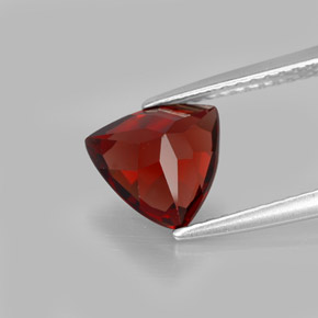Granato piropo naturale rosso da 1,94 ct, trillion, VS