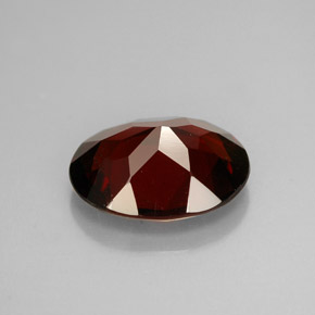 Granato piropo naturale rosso da 2,59 ct, taglio ovale, VS
