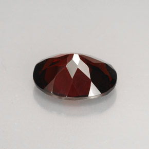 Granato piropo naturale rosso da 2,82 ct, taglio ovale, VVS-VS