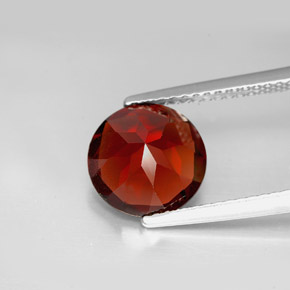 Granato piropo naturale rosso da 2,86 ct, taglio rotondo, VS