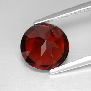 Granato piropo naturale rosso da 3,28 ct, taglio rotondo, VS