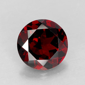 Granato piropo naturale rosso da 2,90 ct, taglio rotondo, VS