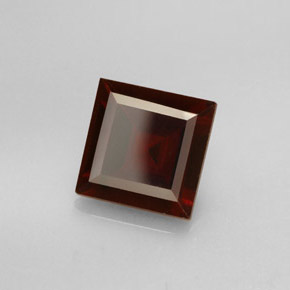 Granato piropo naturale rosso da 2,57 ct, quadrato, VS