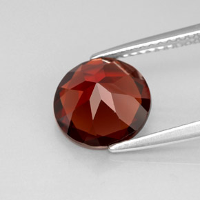 Granato piropo naturale rosso da 2,92 ct, taglio rotondo, VS