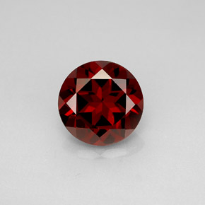 Granato piropo naturale rosso da 3,48 ct, taglio rotondo, VS