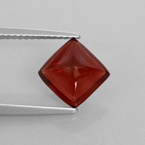 Granato piropo naturale rosso da 2,43 ct, trasparente, trasparente/traslucido