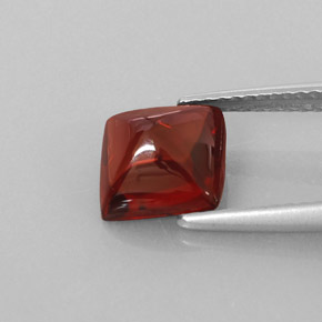Granato piropo naturale rosso da 2,43 ct, trasparente, trasparente/traslucido