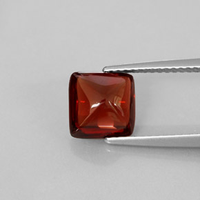 Granato piropo naturale rosso da 2,41 ct, trasparente, trasparente/traslucido