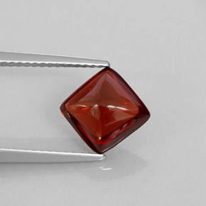 Granato piropo naturale rosso da 2,41 ct, trasparente, trasparente/traslucido