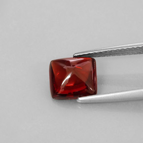 Granato piropo naturale rosso da 2,41 ct, trasparente, trasparente/traslucido