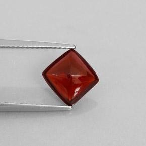 Granato piropo naturale rosso da 2,13 ct, trasparente, trasparente/traslucido
