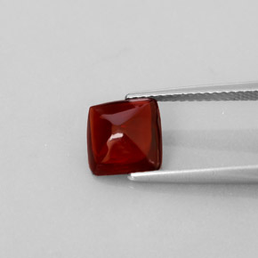 Granato piropo naturale rosso da 2,13 ct, trasparente, trasparente/traslucido