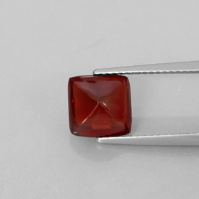 Granato piropo naturale rosso da 2,94 ct, trasparente, trasparente/traslucido