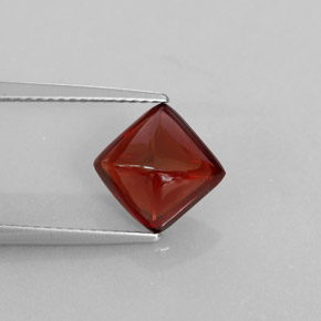 Granato piropo naturale rosso da 2,94 ct, trasparente, trasparente/traslucido