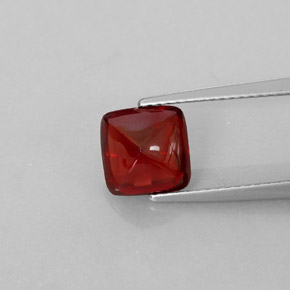 Granato piropo naturale rosso da 2,63 ct, trasparente, trasparente/traslucido