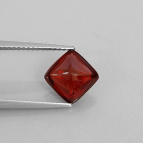Granato piropo naturale rosso da 2,63 ct, trasparente, trasparente/traslucido