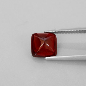 Granato piropo naturale rosso da 2,63 ct, trasparente, trasparente/traslucido