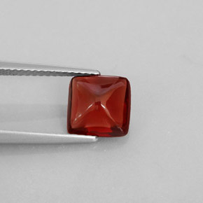 Granato piropo naturale rosso da 2,28 ct, trasparente, trasparente/traslucido